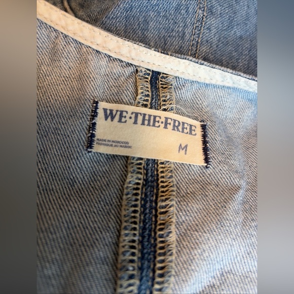 Free People High Roller Jumpsuit Sz M One Piece Overalls - Picture 6 of 6